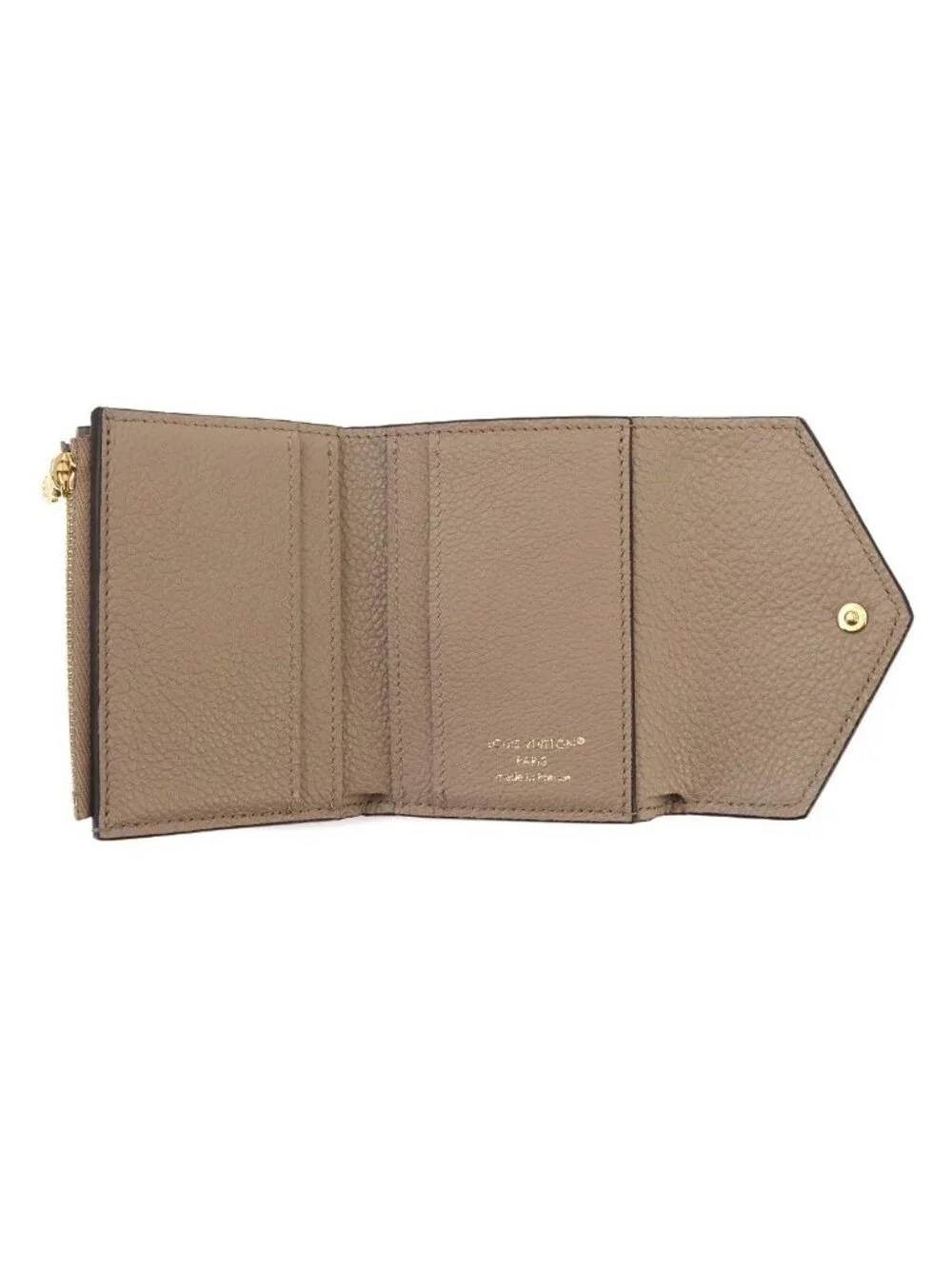 Louis Vuitton Monogram Empreinte Portefeuille Zoe Trifold Wallet Leather